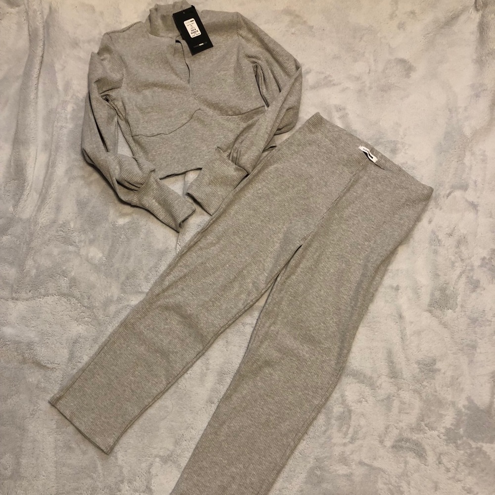 Grey capri set